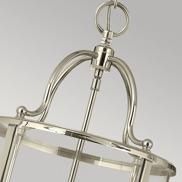 ELSTEAD Gentry HK-GENTRY-P-M-PN 4 Light Medium Pendant - Polished Nickel