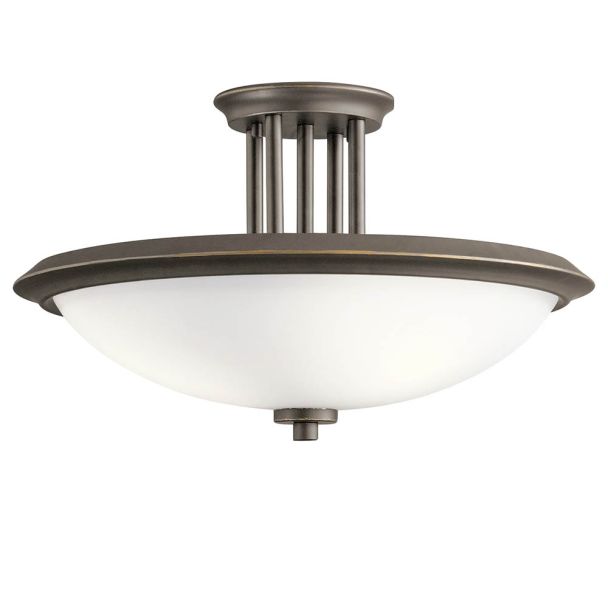 ELSTEAD Dreyfus KL-DREYFUS-SFOZ 3 Light Semi Flush