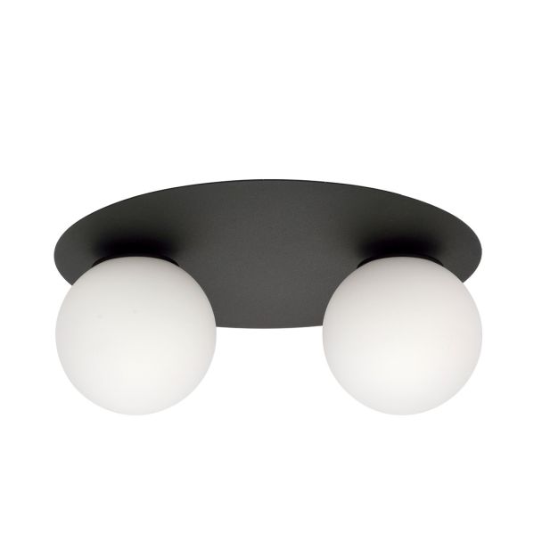 EMIBIG 1127/2 LAMPA SUFITOWA SOLAR 2 BLACK/OPAL