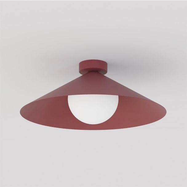 EMIBIG 1720/1M MONO 1M PLAFON BURGUNDY OPAL Lampa sufitowa