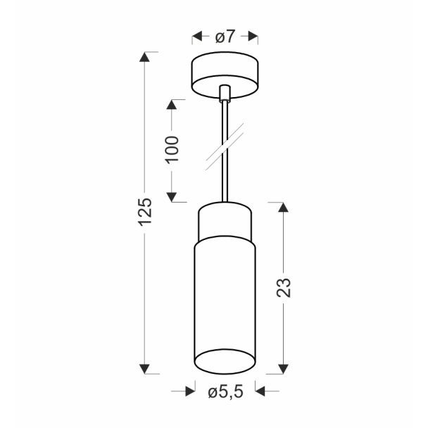 CANDELLUX 31-27740 Claro lampa wisząca czarny 1x15W GU10 klosz czarny+drewniany