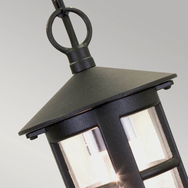 ELSTEAD HEREFORD BL21B BLACK Porch Chain lantern