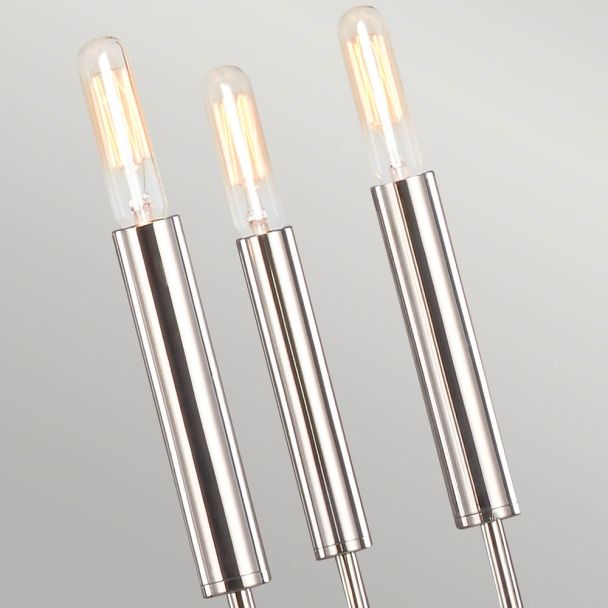 ELSTEAD Brianna FE-BRIANNA9-PN 9 Light Chandelier - Polished Nickel