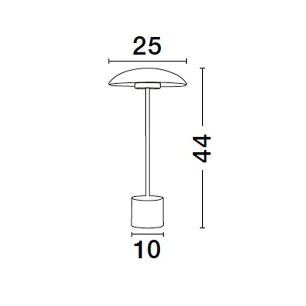 LUCES EXCLUSIVAS LE43731 BARRON lampa stołowa