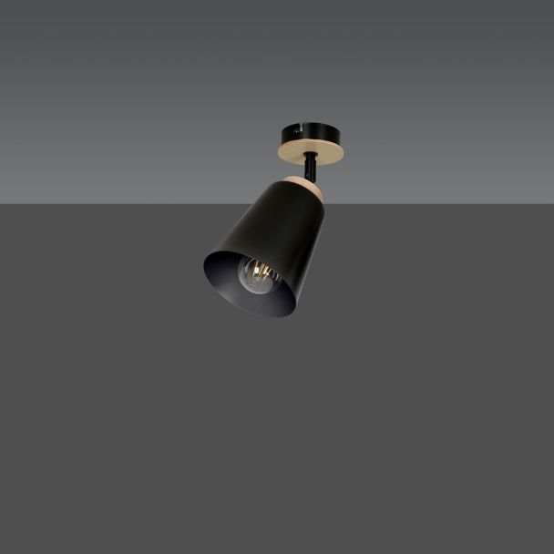 EMIBIG 725/1 LAMPA SUFITOWA ATLAS 1 BLACK