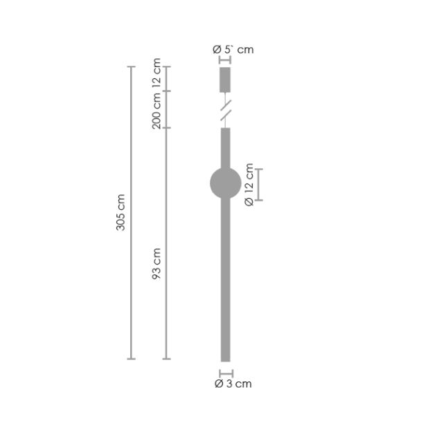Step into design ST-1689L Lampa wisząca O-LINE LED 93 cm mosiądz