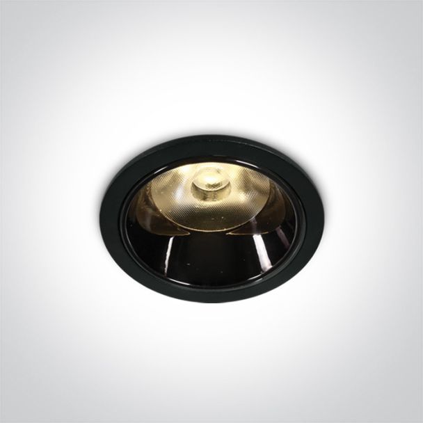 ONE LIGHT 10106DC/B/W Eledio czarny wpust COB LED 3000K 6W dark light