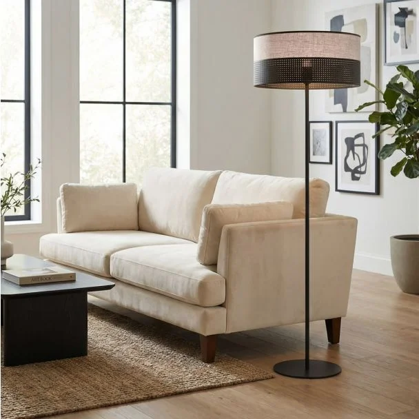 EMIBIG 1652/LP1 KARBON LP1 BL GRAY LAMPA PODŁOGOWA