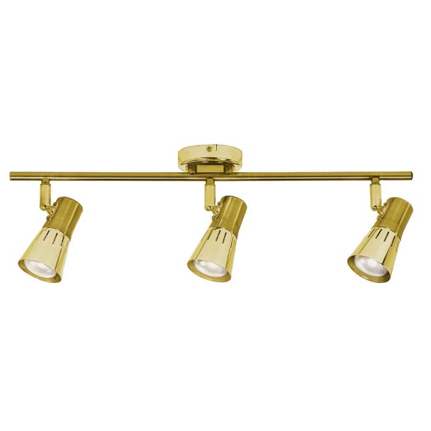CANDELLUX 93-94769 ARENA LISTWA 3*40W R50 E14 ZŁOTO PATYNA