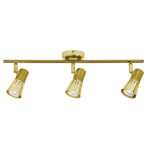 CANDELLUX 93-94769 ARENA LISTWA 3*40W R50 E14 ZŁOTO PATYNA