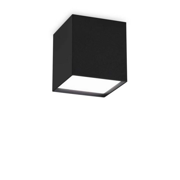 IDEAL LUX 303314 KUBIKO PL NERO LAMPA SUFITOWA czarny
