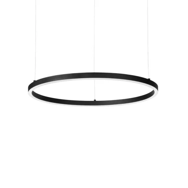 IDEAL LUX 304410 ORACLE SLIM SP D070 ROUND 4000K ON-OFF BK LAMPA WISZĄCA czarny