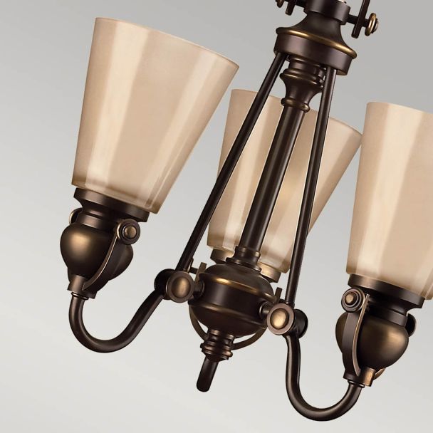 ELSTEAD MAYFLOWER HK/MAYFLOWER3 3Lt Chandelier