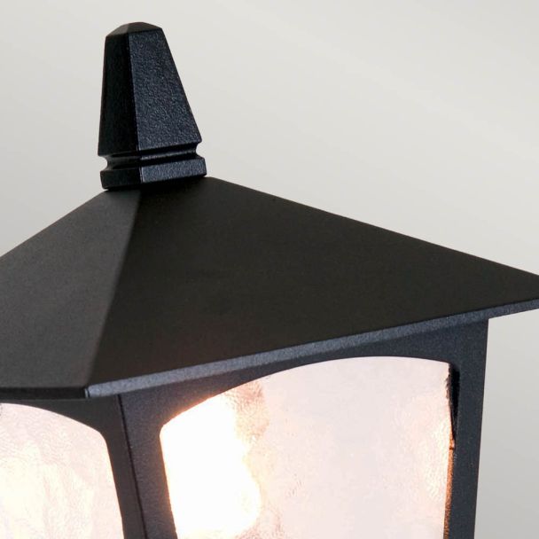 ELSTEAD YORK BL7 BLACK Pedestal Lantern