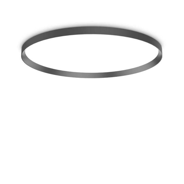 IDEAL LUX 306636 FLY PL D90 4000K NERO LAMPA SUFITOWA czarny