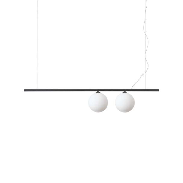 IDEAL LUX 306995 PERLINE SP2 NERO LAMPA WISZĄCA czarny