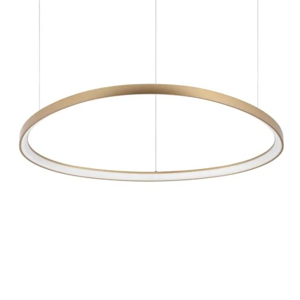 IDEAL LUX 307701 GEMINI SP D105 ON-OFF OTTONE LAMPA WISZĄCA mosiądz