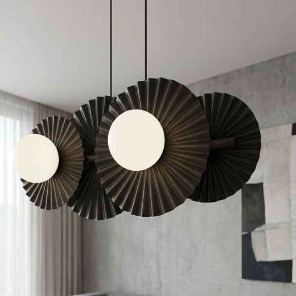 EMIBIG 1726/4 UMBRA 4 BLACK Lampa wisząca
