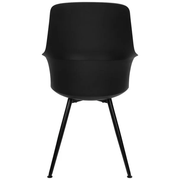 KING HOME 334-CPP3 Krzesło BRAZO HIGH czarne  - polipropylen, metal
