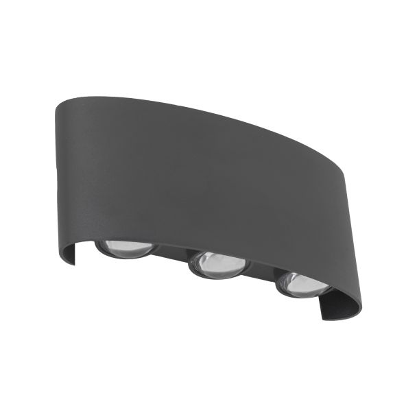 TK-LIGHTING 18085 ARROW GRAY KINKIET LED IP 54