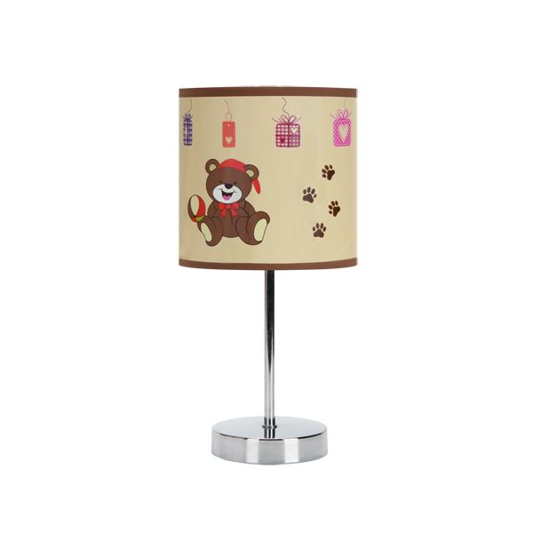 IDEUS 3650 NUKA E14 BROWN Lampka stołowa