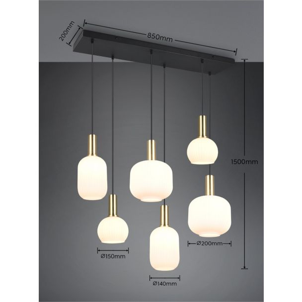 TRIO DIVA 319800608 lampa wisząca