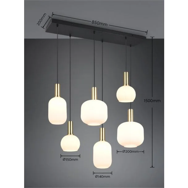 TRIO DIVA 319800608 lampa wisząca