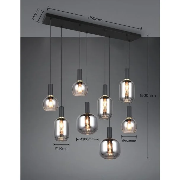 TRIO DIVA 319800832 lampa wisząca