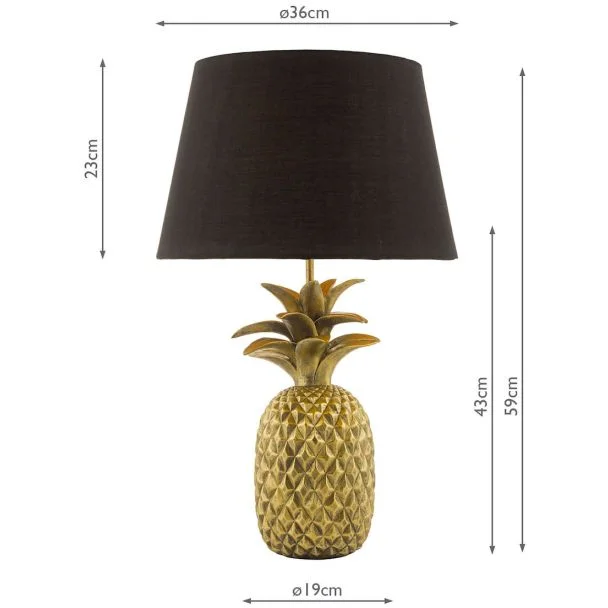 DAR SAF4235 SAFA TL GOLD PINEAPPLE CW SHD