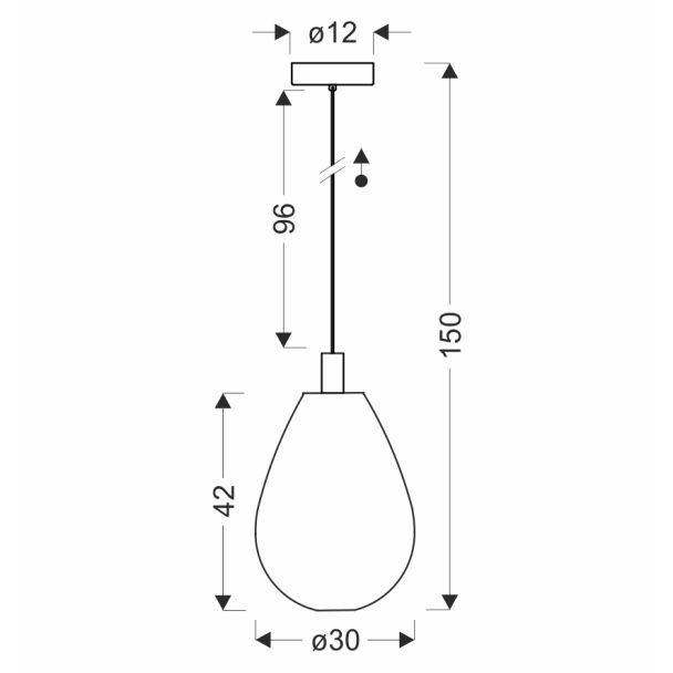 CANDELLUX STUDIO 31-51394 DENSO 30 lampa wisząca