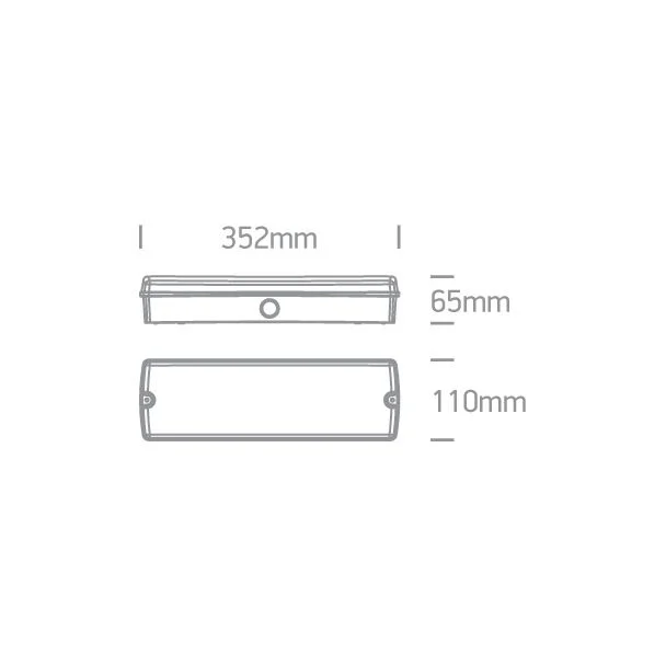 ONE LIGHT 89404 oświetlenie awaryjne sufitowe i ścienne LED 6000K IP65
