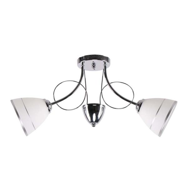 CANDELLUX 32-78667 ELOTTE LAMPA SUFITOWA 2X40W E27 BIAŁY