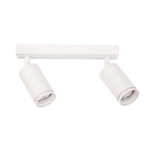 POLUX 322289 Lampa ścienno-sufitowa PARIS 2 GU10 Biała