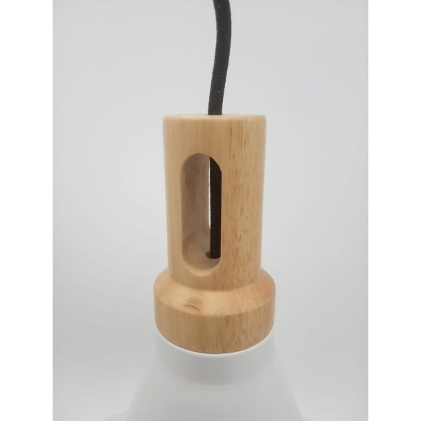 Step into Design ST-5097c Lampa wisząca NORDIC WOODY biało drewniana 25 cm