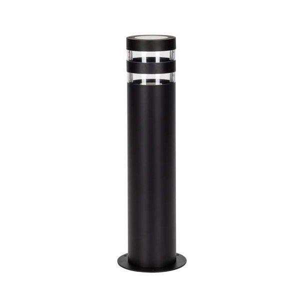 POLUX 324009 Lampa zewnętrzna RINO 44cm czarna 1xE27