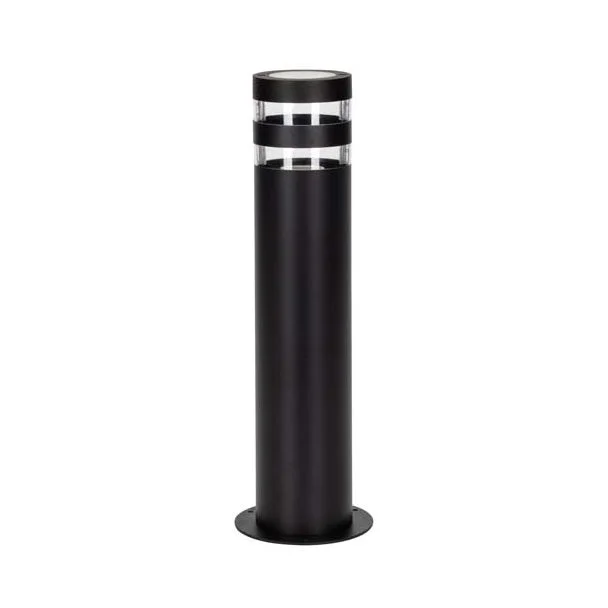 POLUX 324009 Lampa zewnętrzna RINO 44cm czarna 1xE27