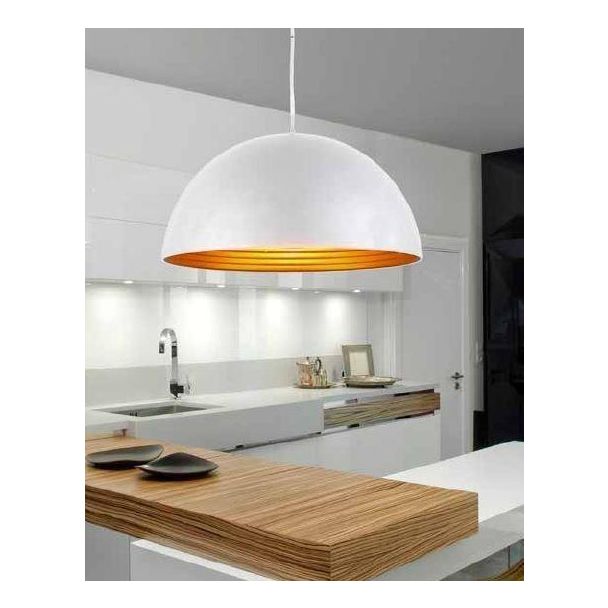 AZZARDO FB6838-40-WH-GO / AZ1397 Modena 40 (white/gold) Lampa wisząca