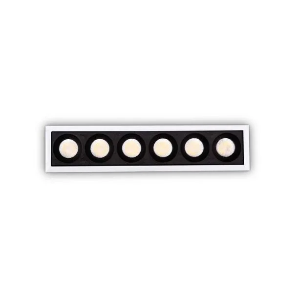IDEAL LUX 327518 LIKA FI SLIM 20W 3000K WH OPRAWA WPUSZCZANA biały