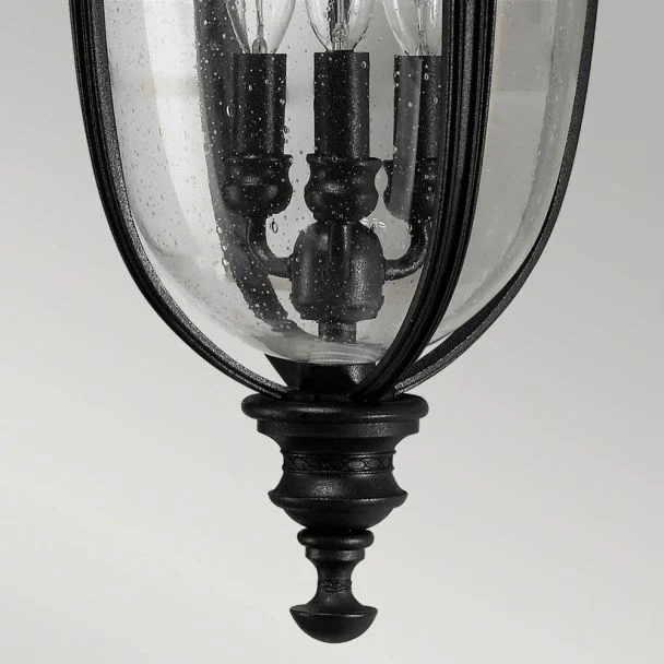 ELSTEAD ENGLISH BRIDLE FE/EB2/L BLK 3Lt Large Wall Lantern