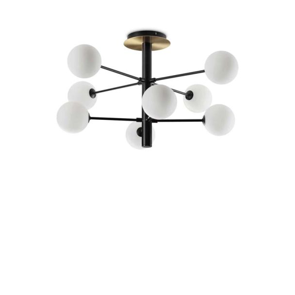 IDEAL LUX 328485 COSMOPOLITAN PL8 LAMPA SUFITOWA czarny