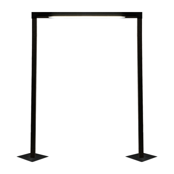 ANTIGO Lampa stojąca ogrodowa Taketa - Antracyt (1140 mm) 9935