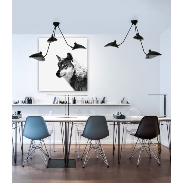 Step into design P8703 Lampa wisząca CRANE-3P czarna