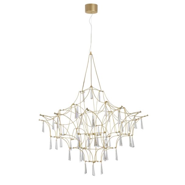 Luces Exclusivas SALAMANCA LE41324 LAMPA WISZĄCA złoty