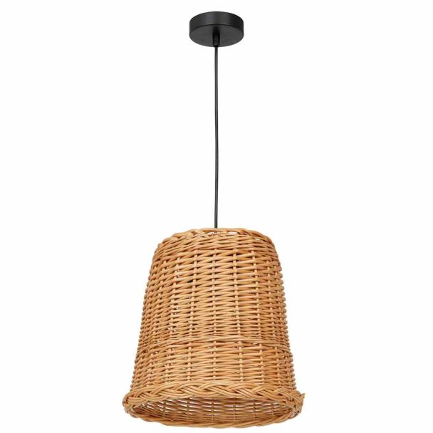 MILAGRO MLP7990 LAMPA WISZĄCA VIMINI NATURAL WOOD 1XE27