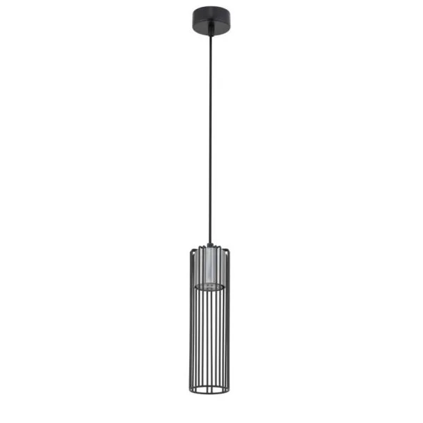 SIGMA 33448 FOBIA 1 lampa wisząca czarny/srebrny