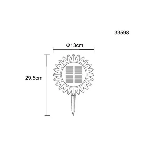 GLOBO SOLAR 33598 LAMPA SOLARNA LED