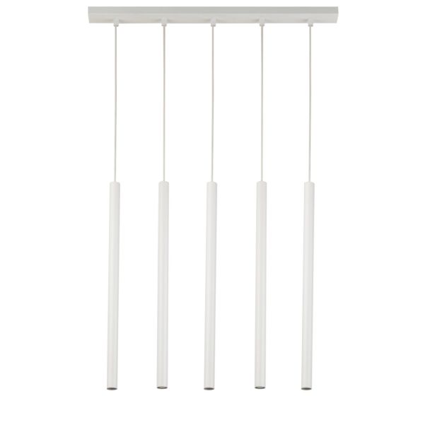 SIGMA 33616 Sopel 5 prosty lampa wisząca biały