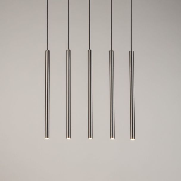 SIGMA 33618 Sopel 5 prosty lampa wisząca srebrny