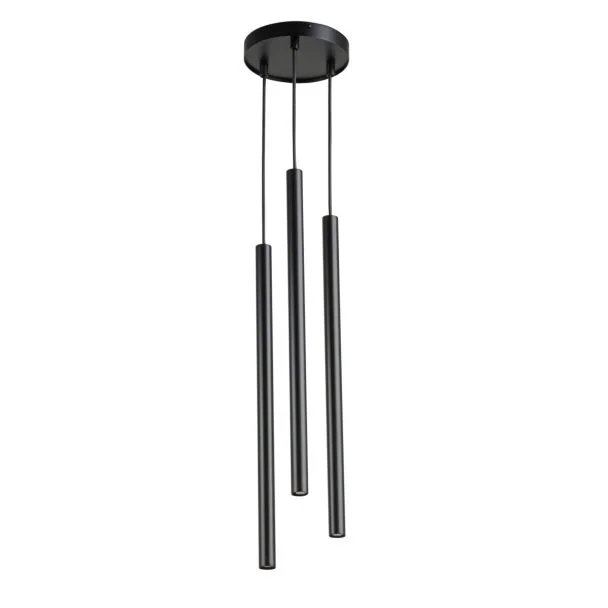 SIGMA 33622 Sopel 3 koło lampa wisząca czarny