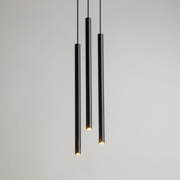 SIGMA 33622 Sopel 3 koło lampa wisząca czarny